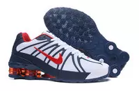 nike shox turbo oz netsapatos bleu fonce rouge